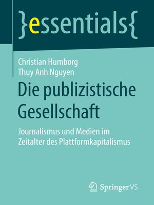 cover image of Die publizistische Gesellschaft